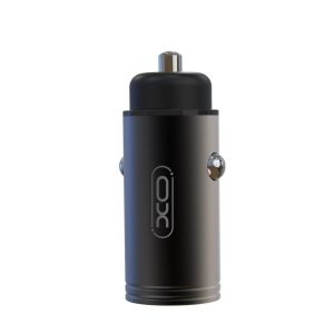 XO CC39 ΦΟΡΤΙΣΤΗΣ ΑΥΤΟΚΙΝΗΤΟΥ 18W QC3.0, ΜΕΤΑΛΛΙΚΟΣ, 1 ΘΥΡΑ, ΜΑΥΡΟΣ