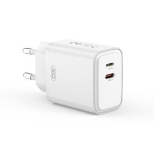 XO L145 ΦΟΡΤΙΣΤΗΣ ΓΡΗΓΟΡΗΣ ΦΟΡΤΙΣΗΣ, PD 20W USB-C, 2 ΘΥΡΕΣ, ΛΕΥΚΟΣ