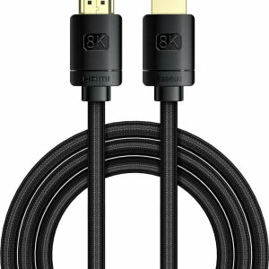 BASEUS HIGH DEFINITION SERIES, ΚΑΛΩΔΙΟ HDMI, 8K, 2m, ΜΑΥΡΟ
