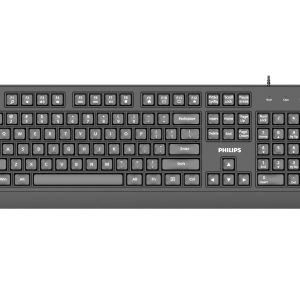 PHILIPS SPK6247 ΕΝΣΥΡΜΑΤΟ ΠΛΗΚΤΡΟΛΟΓΙΟ, ΜΑΥΡΟ