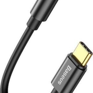 BASEUS L54, ΑΝΤΑΠΤΟΡΑΣ TYPE-C ΣΕ 3.5mm ΘΥΛΗΚΟ, ΜΑΥΡΟ