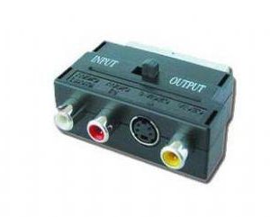 CABLEXPERT ΑΝΤΑΠΤΟΡΑΣ SCART ΣΕ 3 RCA & 1 S-Video ΜΕ ΔΙΑΚΟΠΤΗ