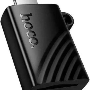 HOCO HB53 ΑΝΑΓΝΩΣΤΗΣ ΚΑΡΤΩΝ TF, LIGHTNING 2.0, ΜΑΥΡΟ